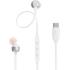 JBL Tune 310C Headphones Wired In-Ear Headphones Pure Bass Sound, 3-Button EQ Selection, Make Clear Calls with USB-C Devices, Microphone and USB-C Port - White